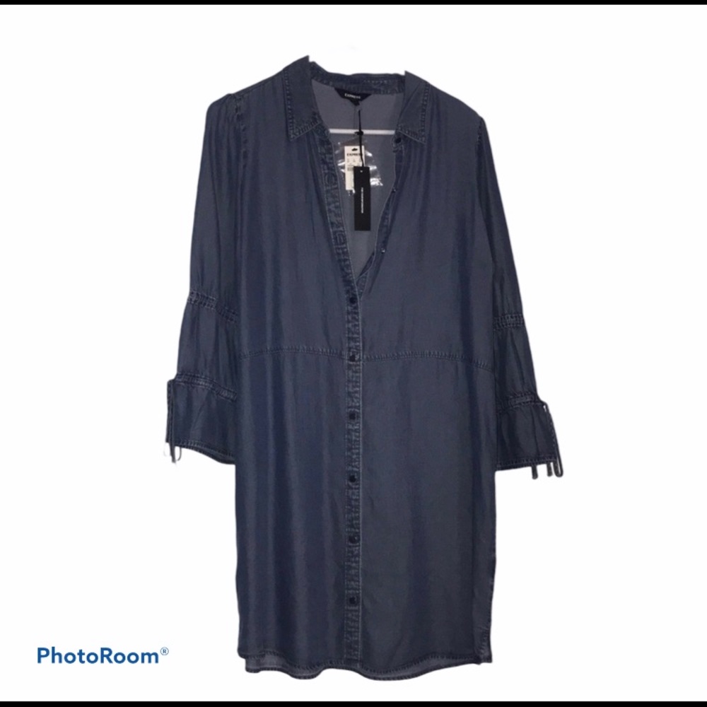 🆕 Express denim dress - Picture 1 of 5